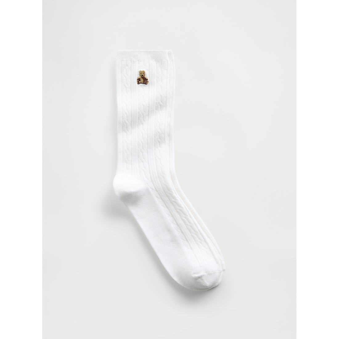 Gap Men's Brannan Bear Cable-Knit Crew Socks