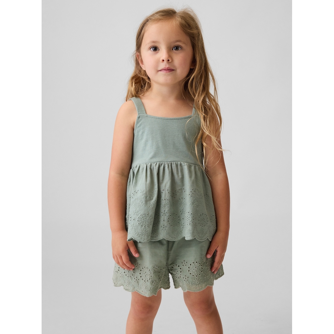 Gap Toddler & Eyelet Hem Top