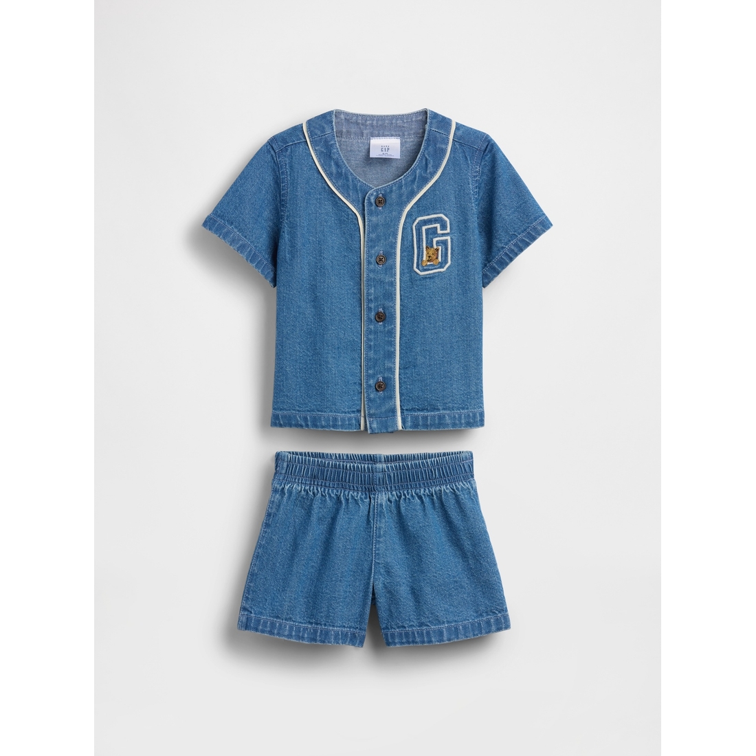 Gap Toddler Denim Varsity Outfit Set