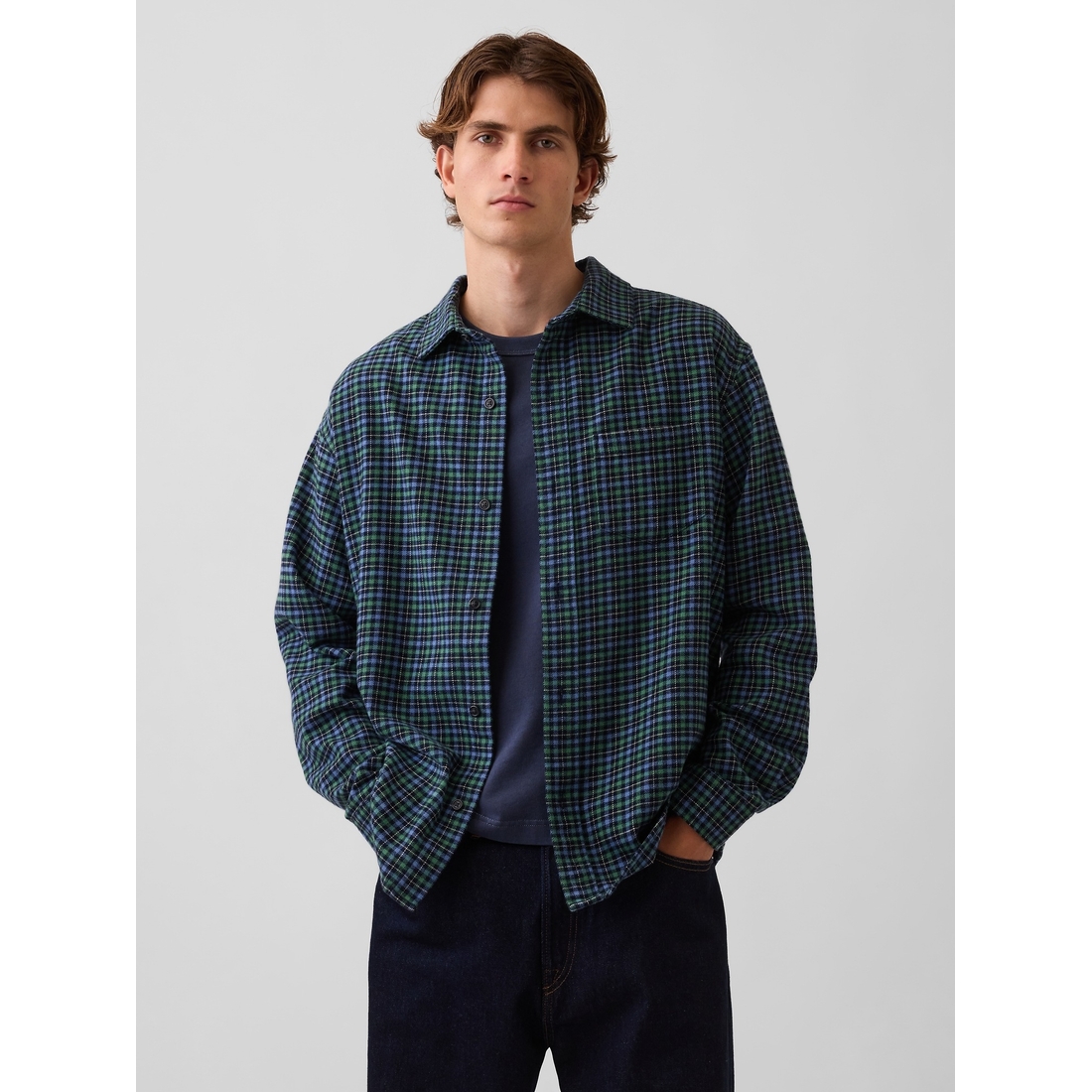 Gap Men's Relaxed Flannel Shirt