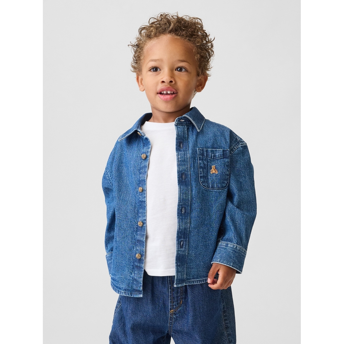 Gap Toddler & Denim Big Shirt