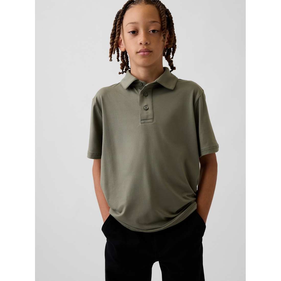Gap Boys' Tech Performance Polo Shirt