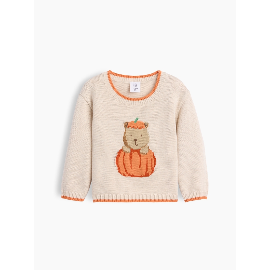 Gap Baby Brannan Bear Pumpkin Sweater