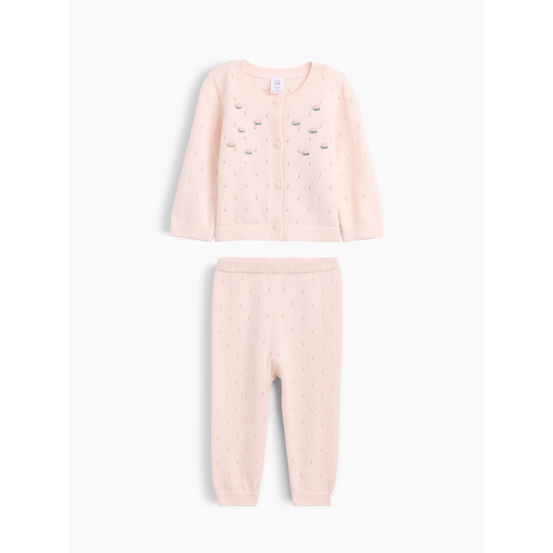 Gap Baby Embroidered Pointelle Sweater Set