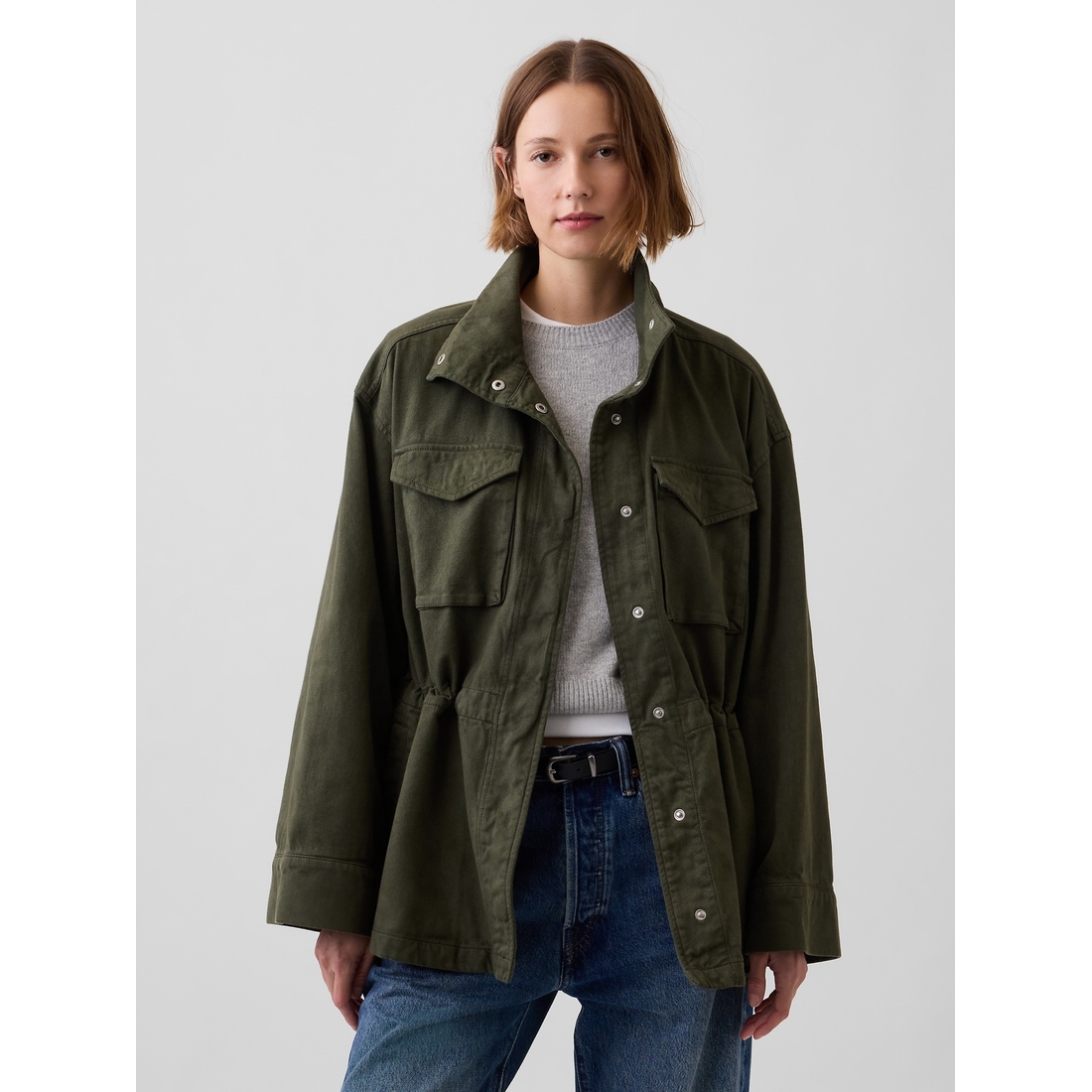 Gap Women's Oversized Utility Swing Jacket