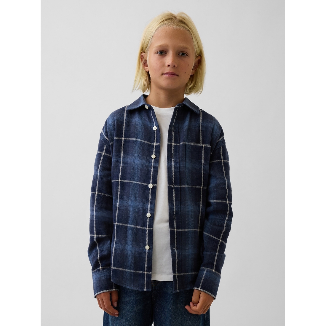 Gap Boys' Relaxed Flannel Shirt