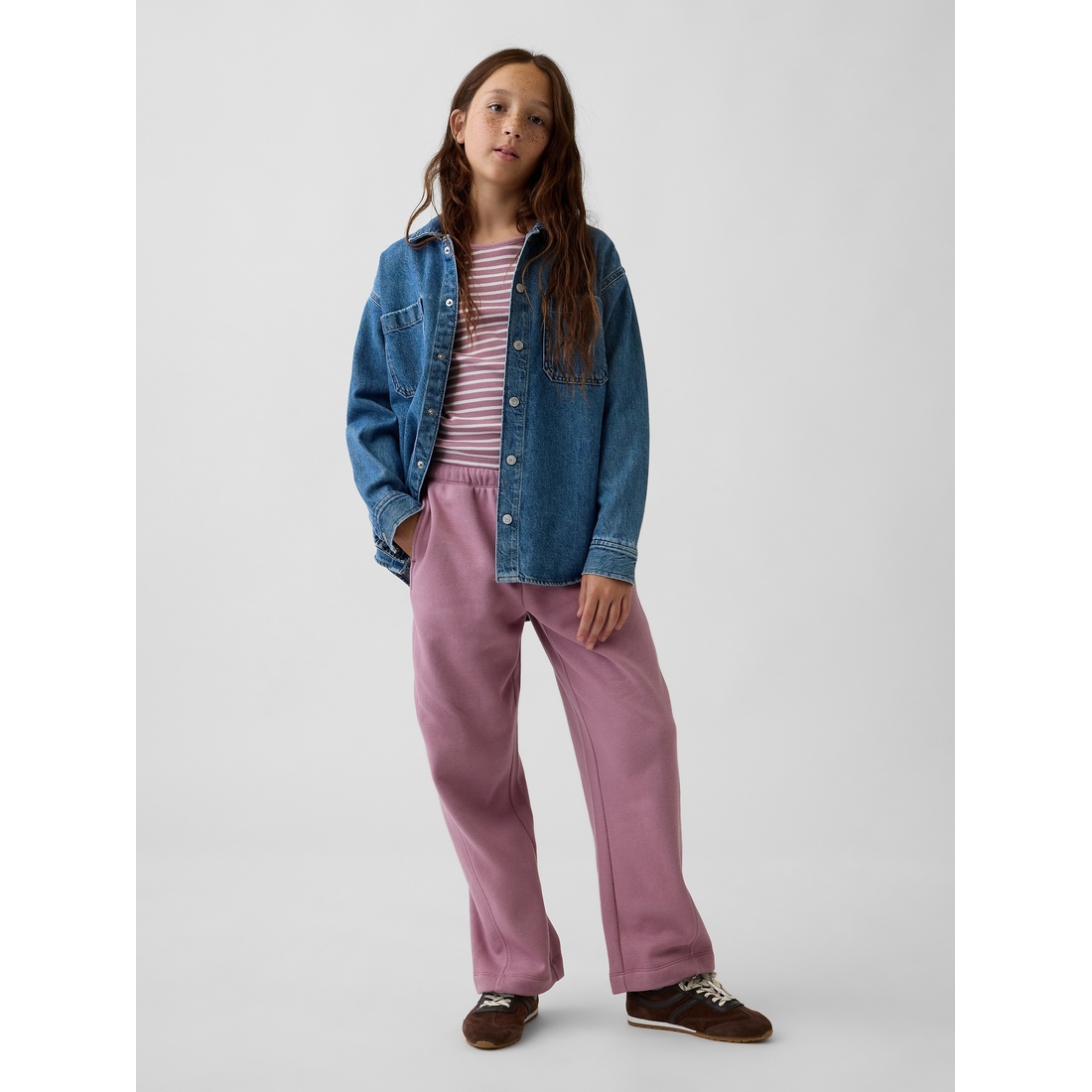 Gap Girls' Vintagesoft Relaxed Barrel Sweatpants