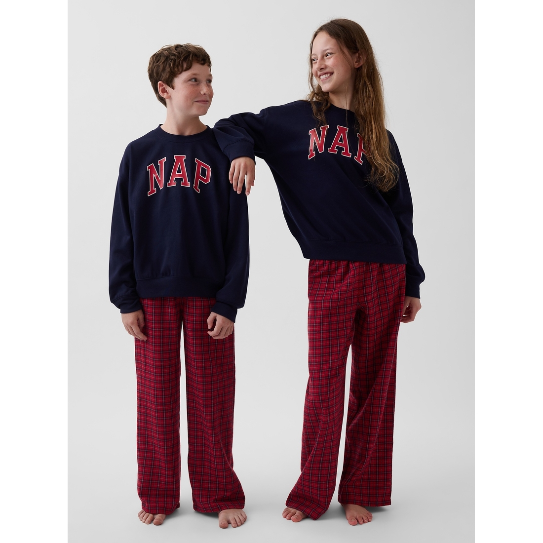 Gap Boys' Recyled Flannel Plaid Pj Pants