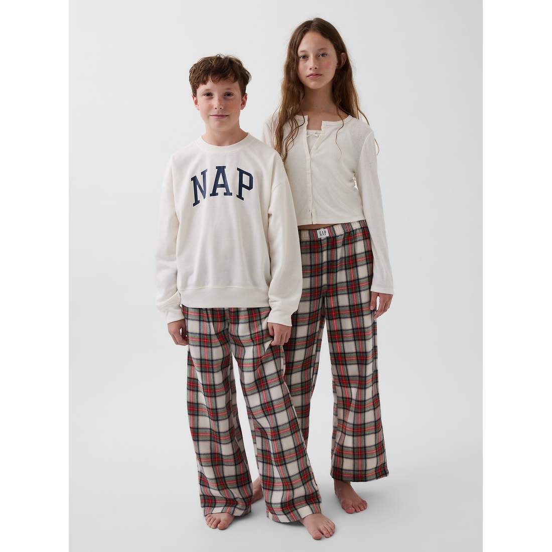 Gap Boys' Recycled Flannel Pj Pants