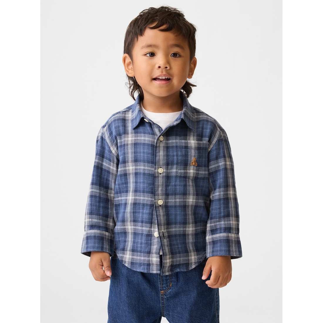 Gap Toddler & Double-Weave Plaid Shirt