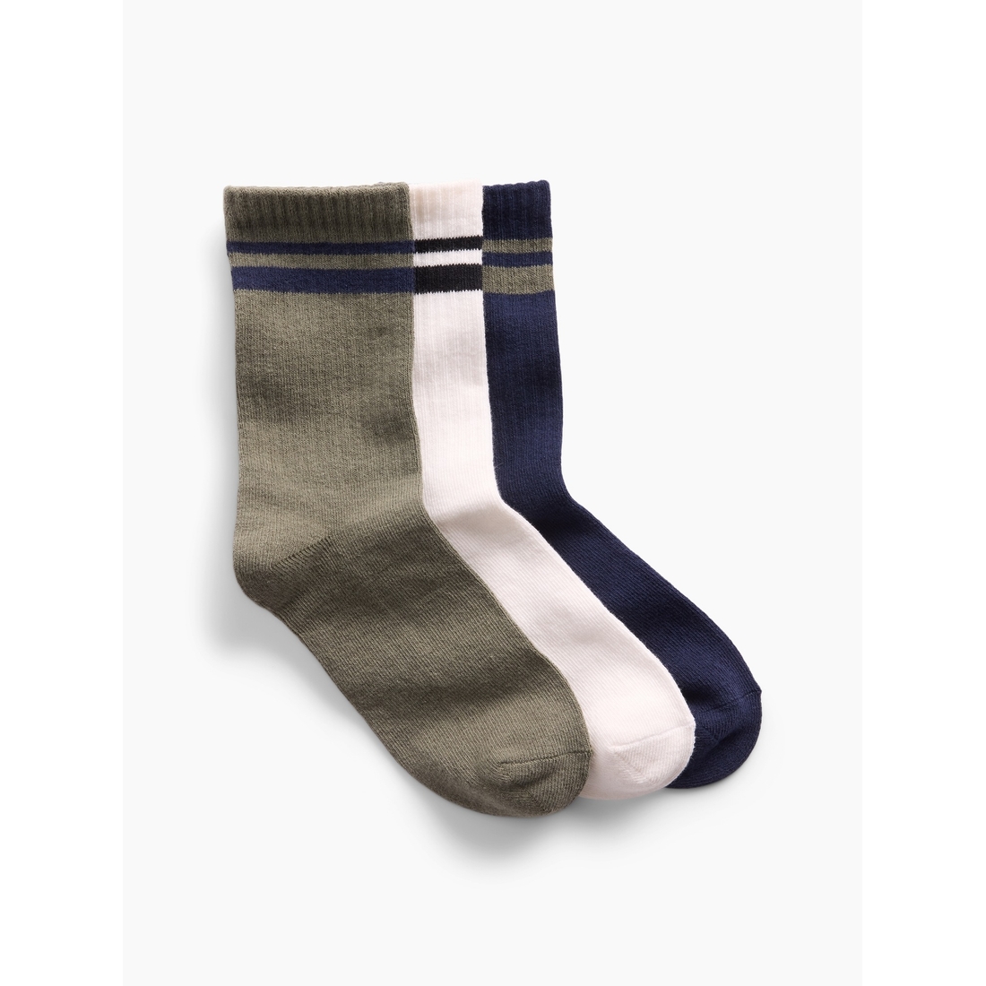 Gap Boys' Varsity Crew Socks (3-Pack)