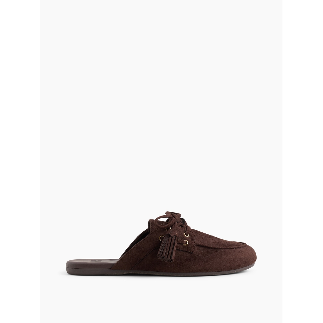 Gap Women's Vegan Suede Tassel Moc Mules