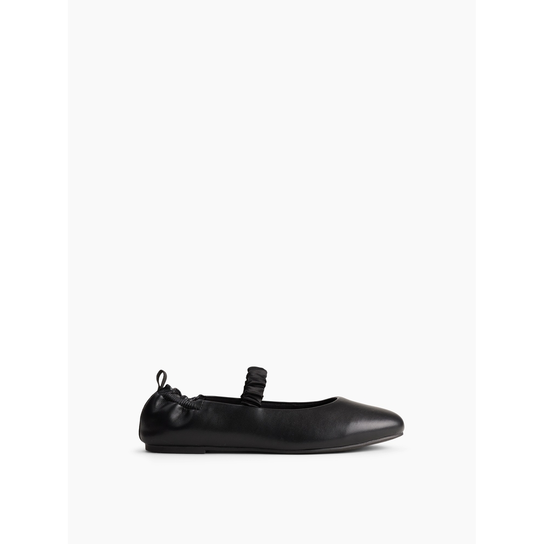 Gap Girls' Ruched Vegan Leather Flats