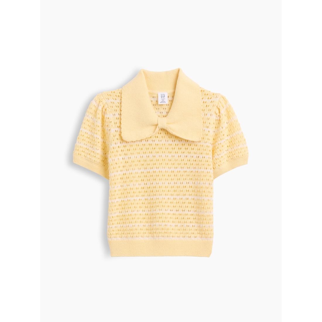 Gap Toddler & Bow Collar Pointelle Sweater