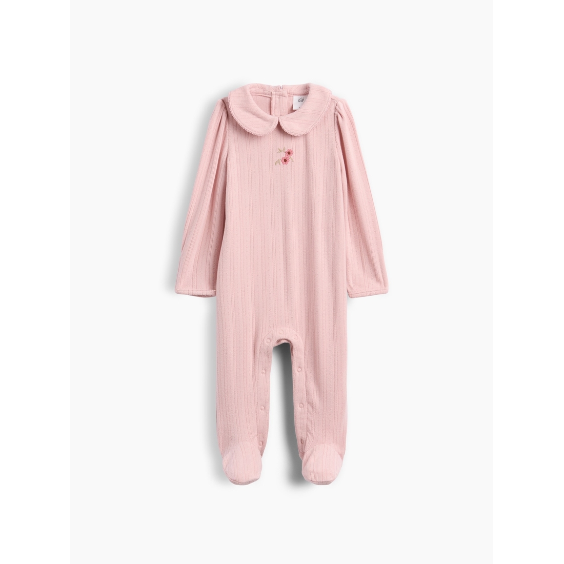 Gap Baby Softspun Pointelle Collared One-Piece