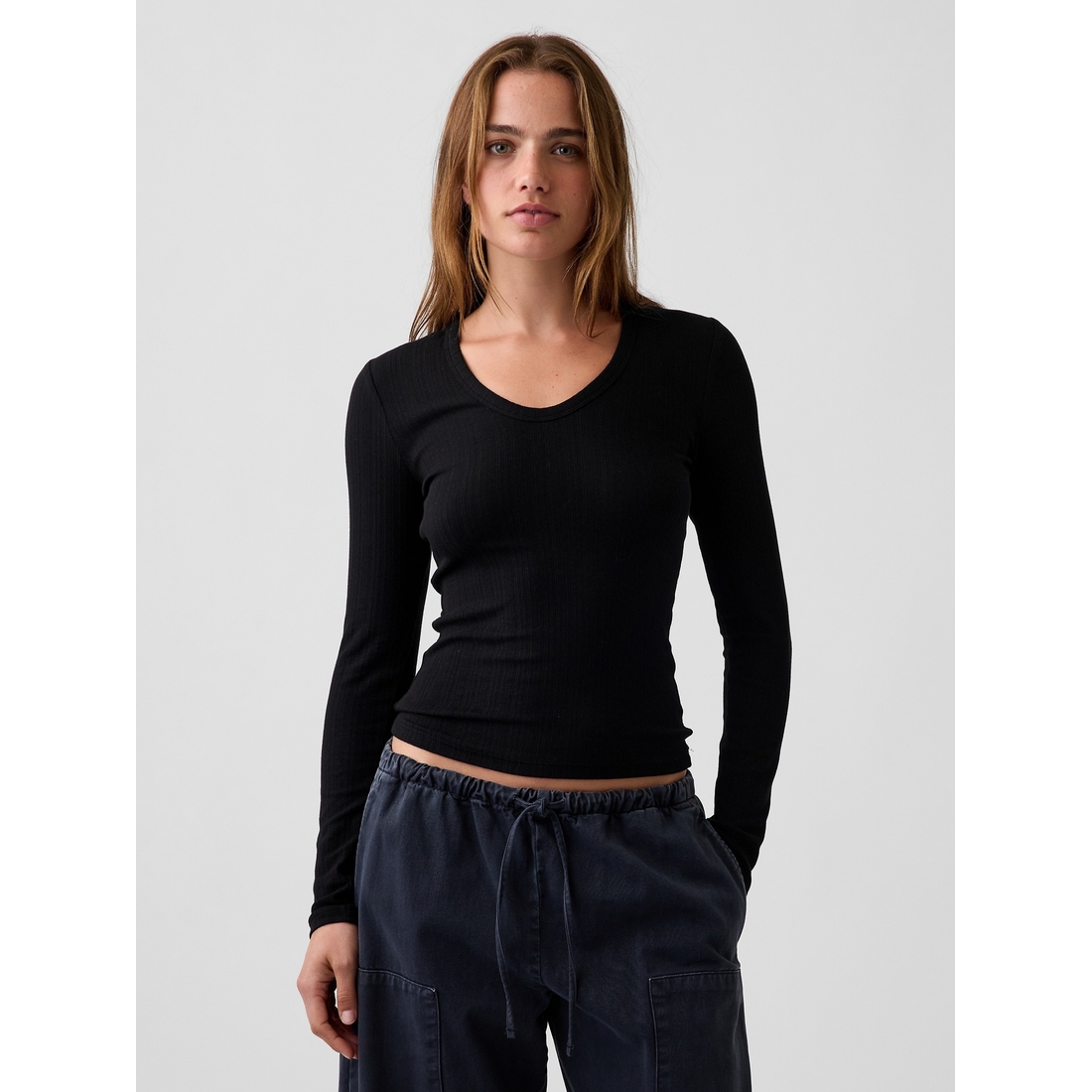 Gap Women's Variegated Rib Top