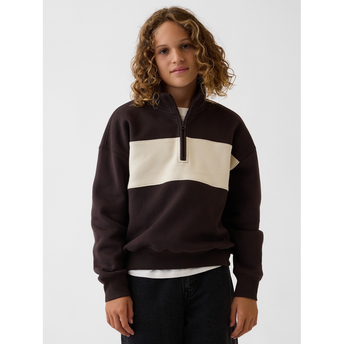 Gap Boys' Vintagesoft Quarter-Zip Pullover