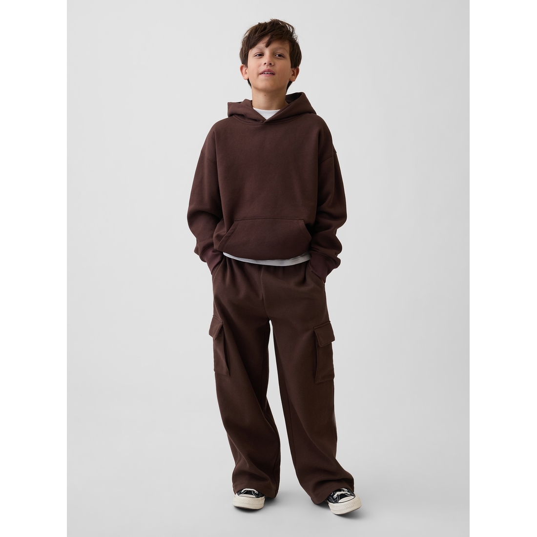 Gap Boys' Vintagesoft Baggy Cargo Sweatpants