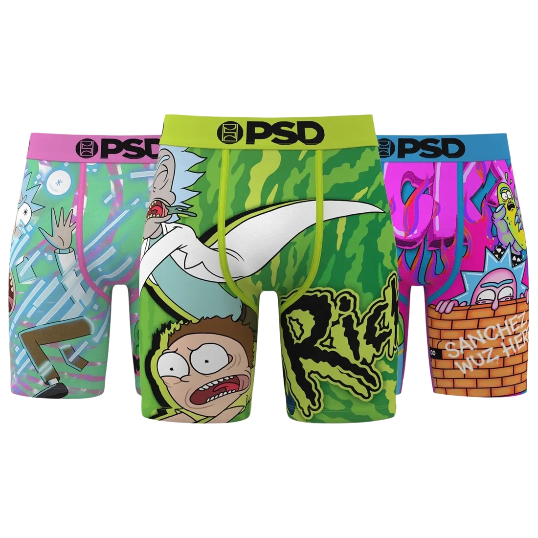 Mens PSD Graphic Briefs 3 Pack