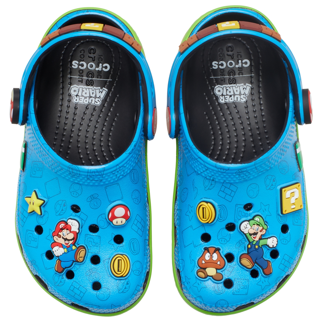 Crocs Boys Super Mario Clogs