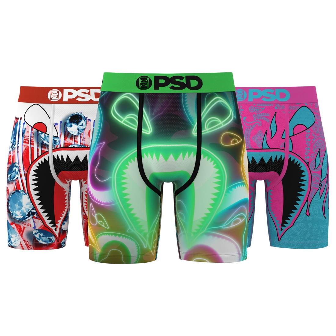 Mens PSD Graphic Briefs 3 Pack