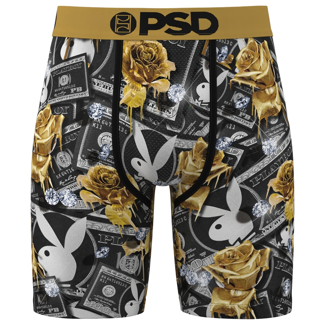 Psd Mens 100 Roses Underwear