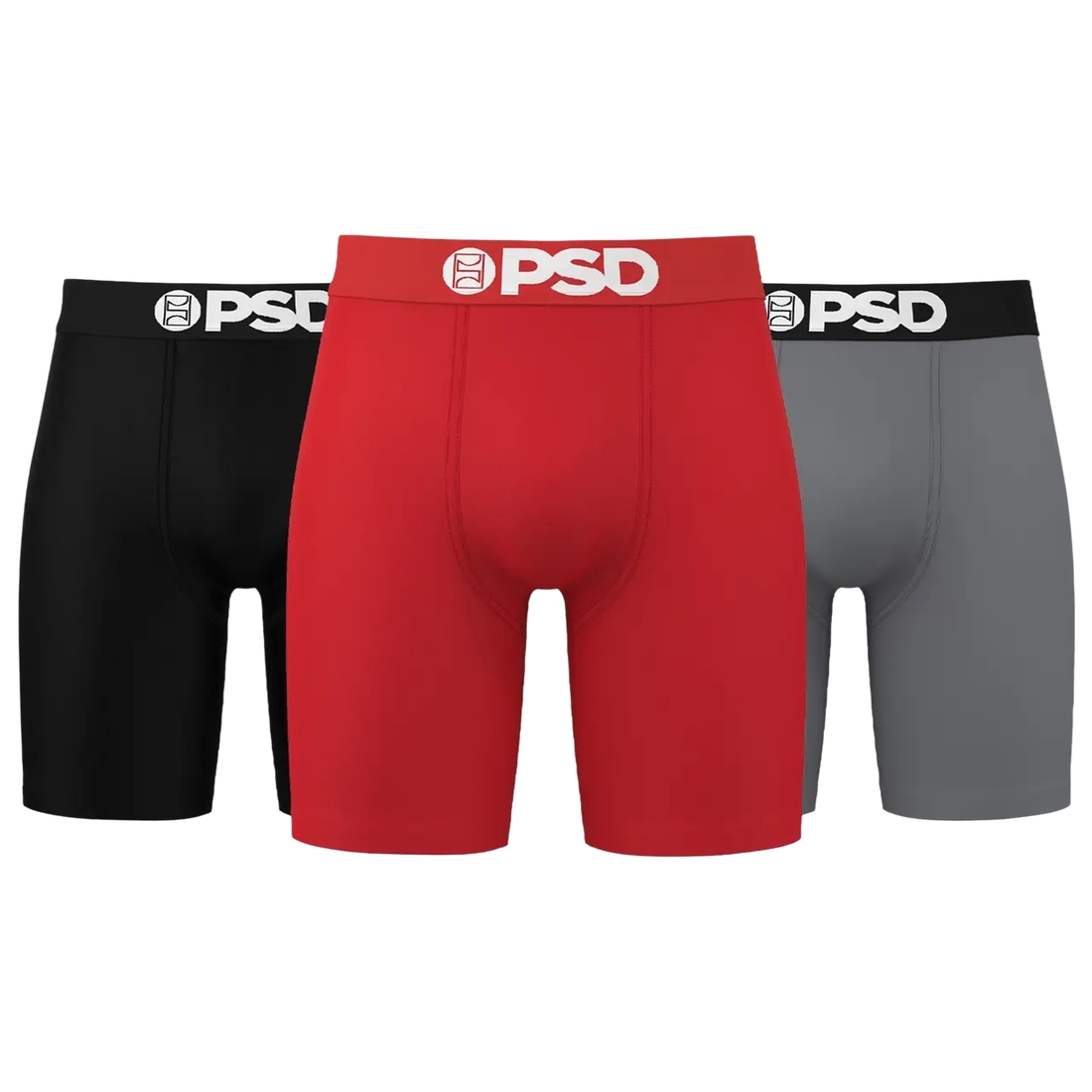 Psd Mens Solid Briefs 3 Pack Underwear
