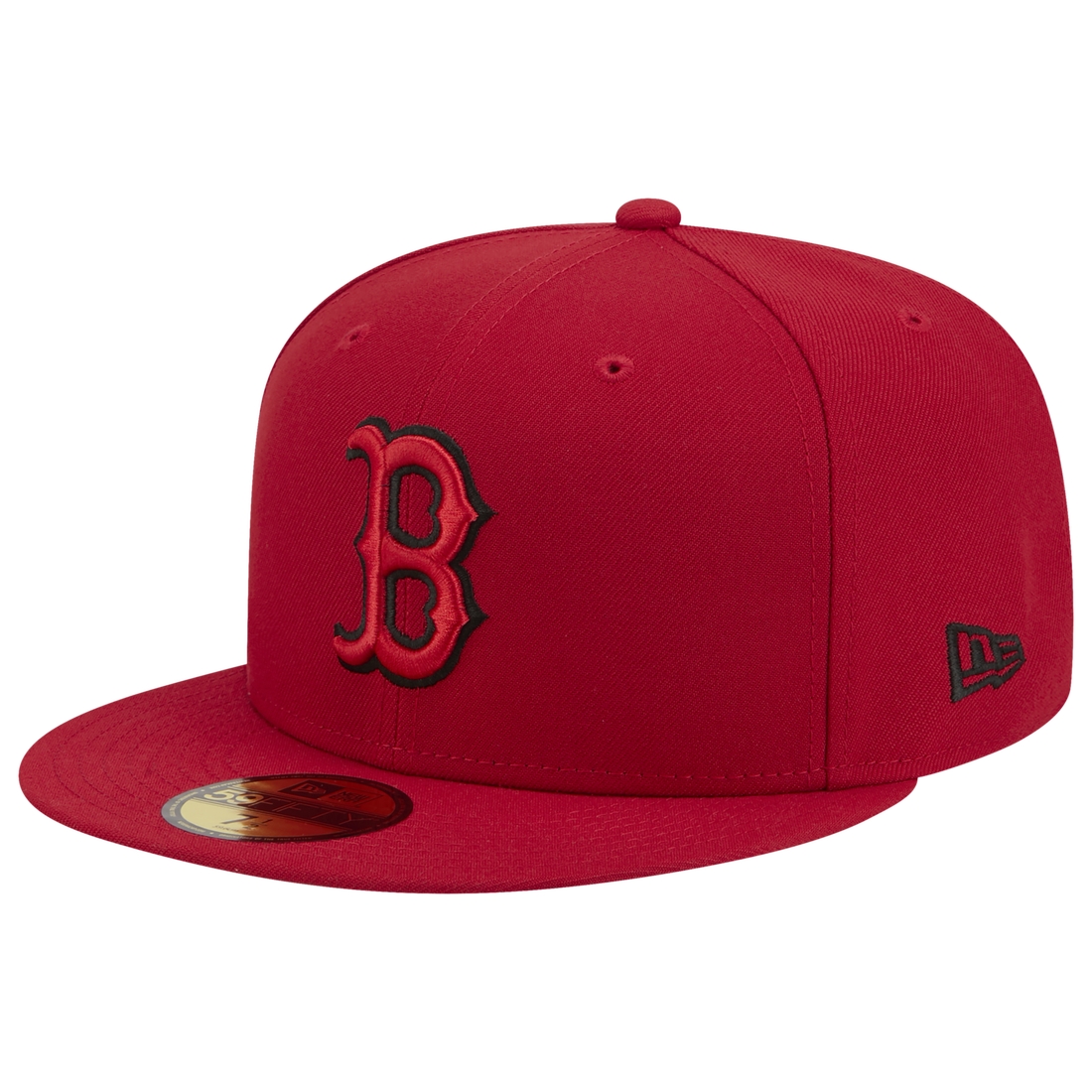 New Era Mens Color Basic 5950 Bosred Cap