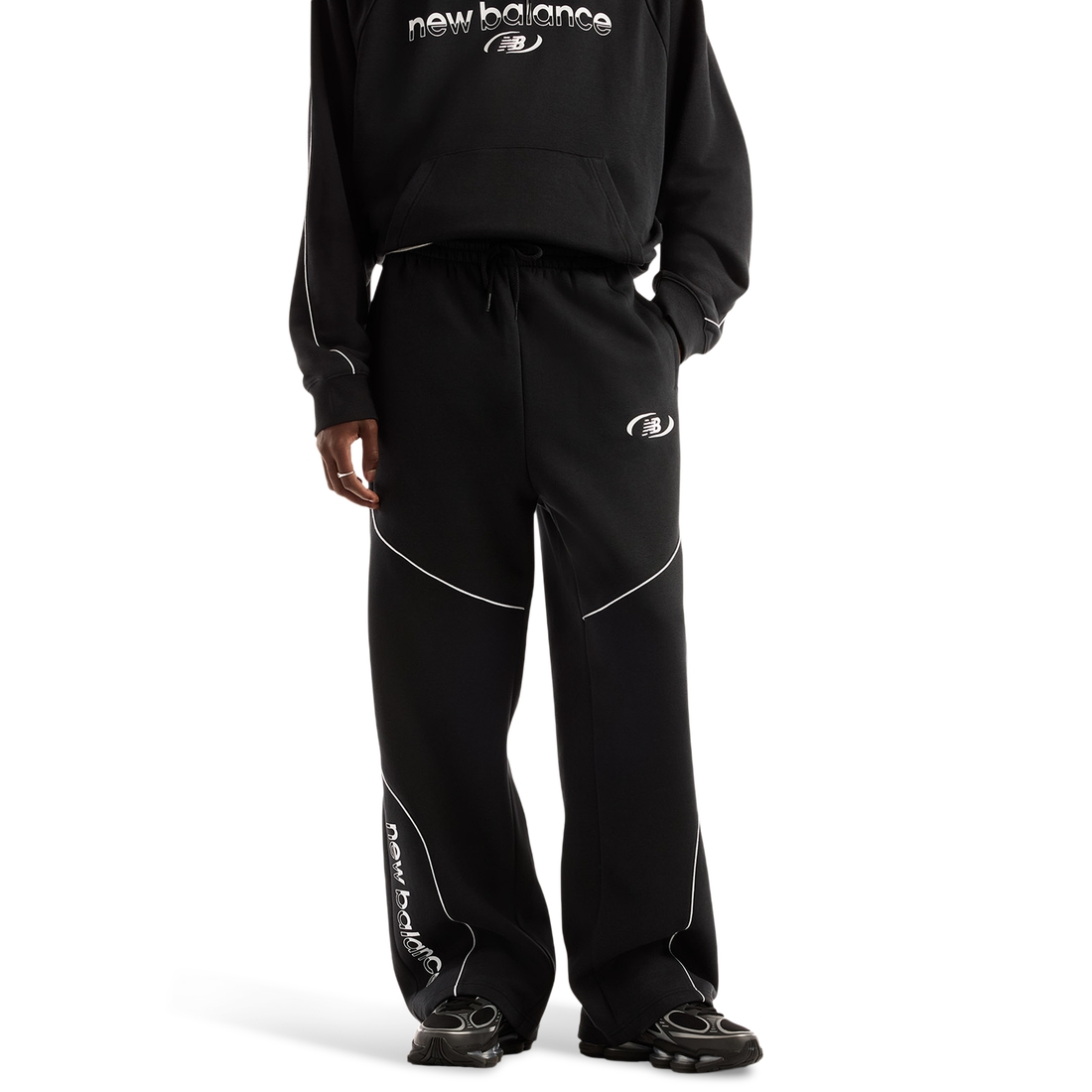 New Balance Mens Trackside Open Hem Pants