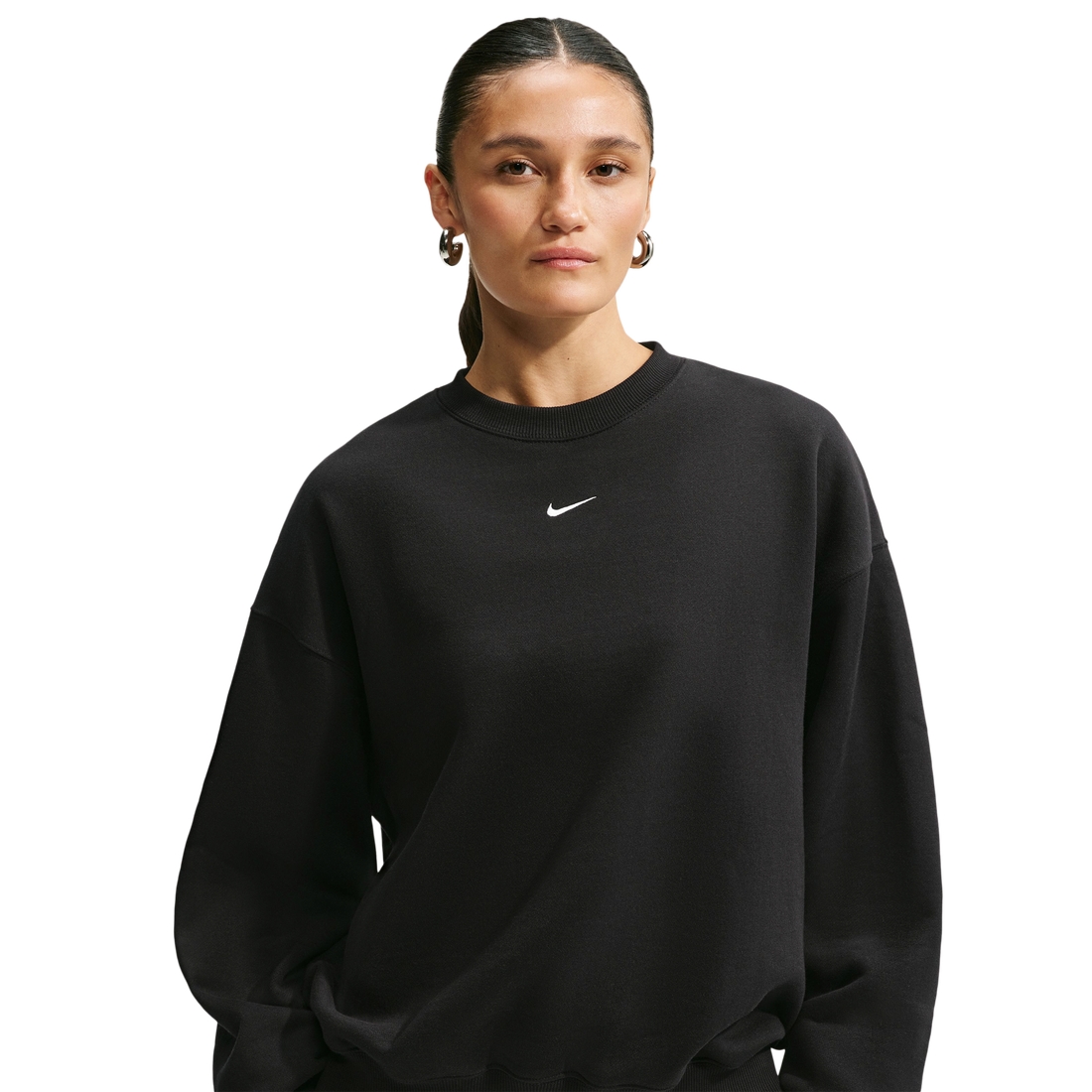 Nike Womens Studio Fleece Oversized Crew