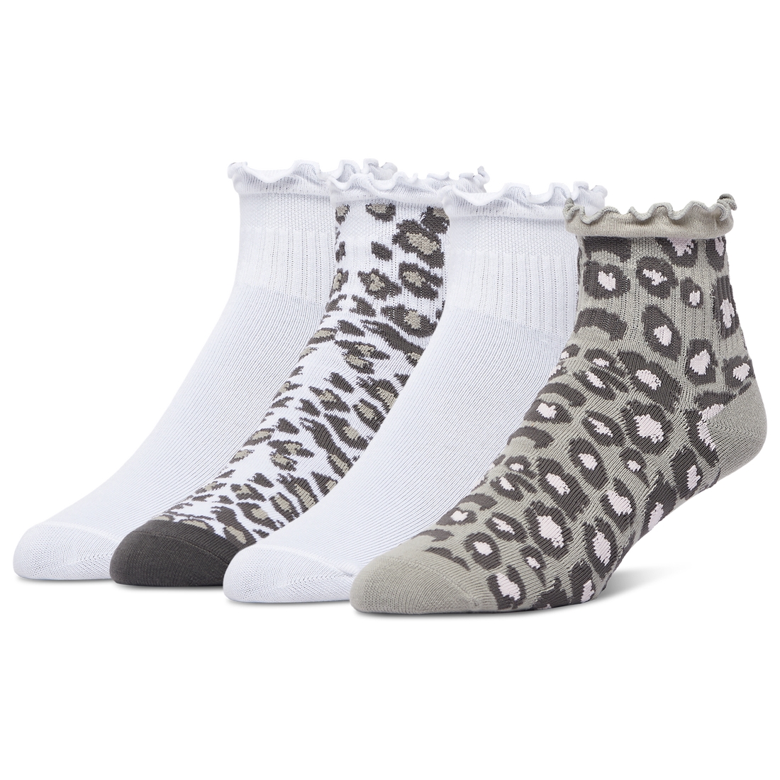 Lckr Womens Ruffle Edge Socks