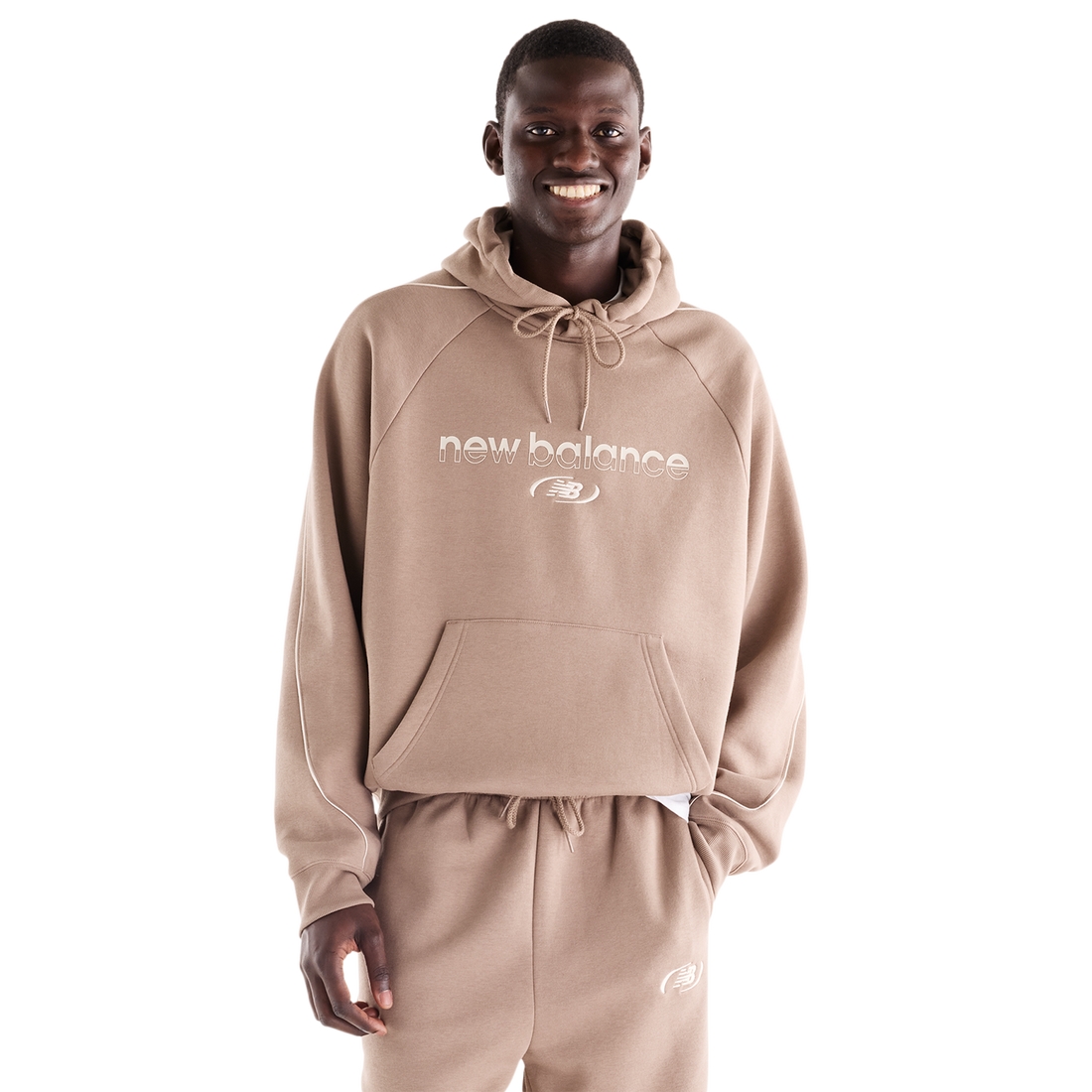 New Balance Mens Trackside Pullover Hoodie