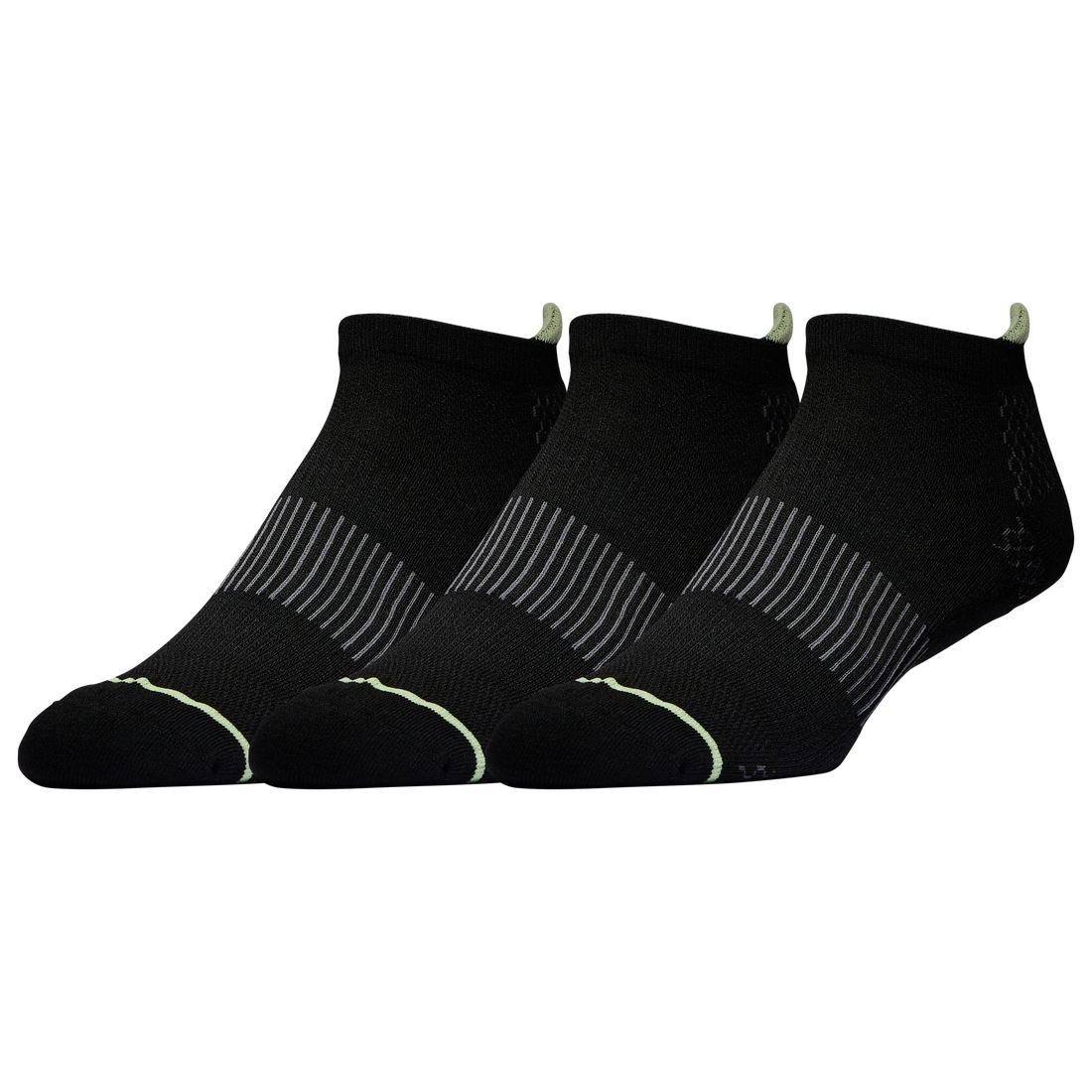 Lckr Mens 3 Pack Performance No Show Socks