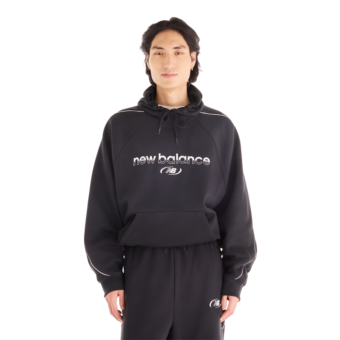 New Balance Mens Trackside Pullover Hoodie