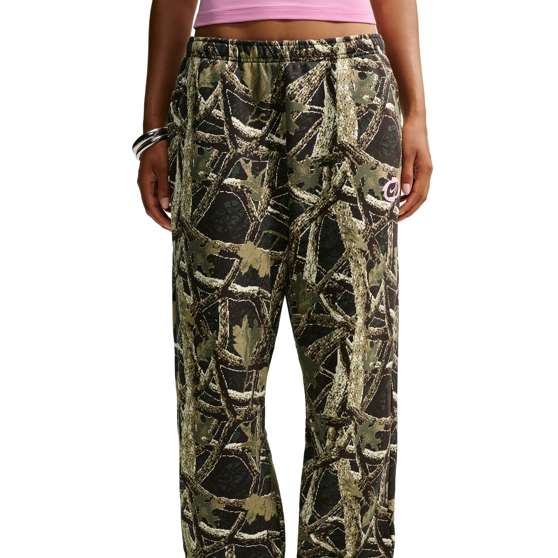 Nike Womens Studio Fleece Oversized Cuffed Pant