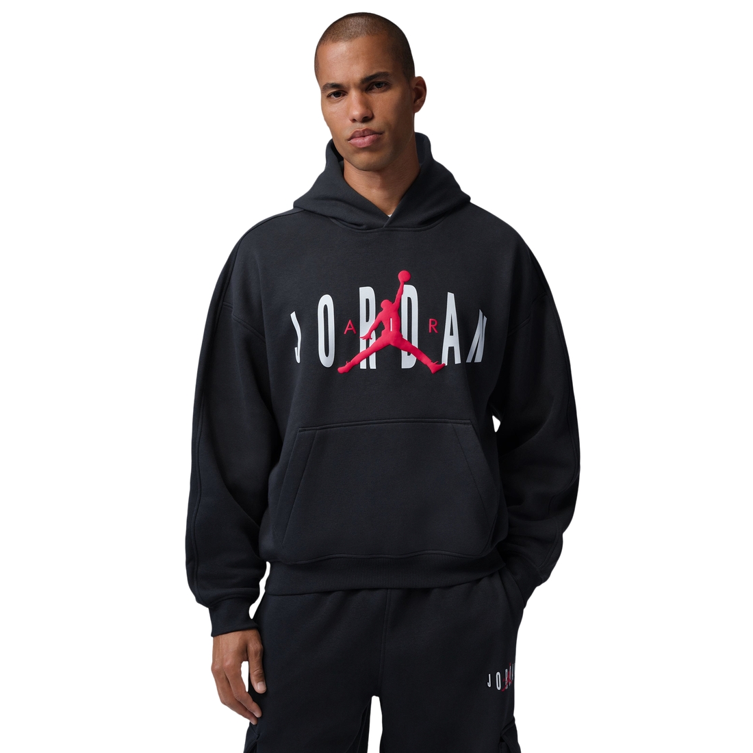 Jordan Mens Brooklyn GFX Oversized Pullover Hoodie