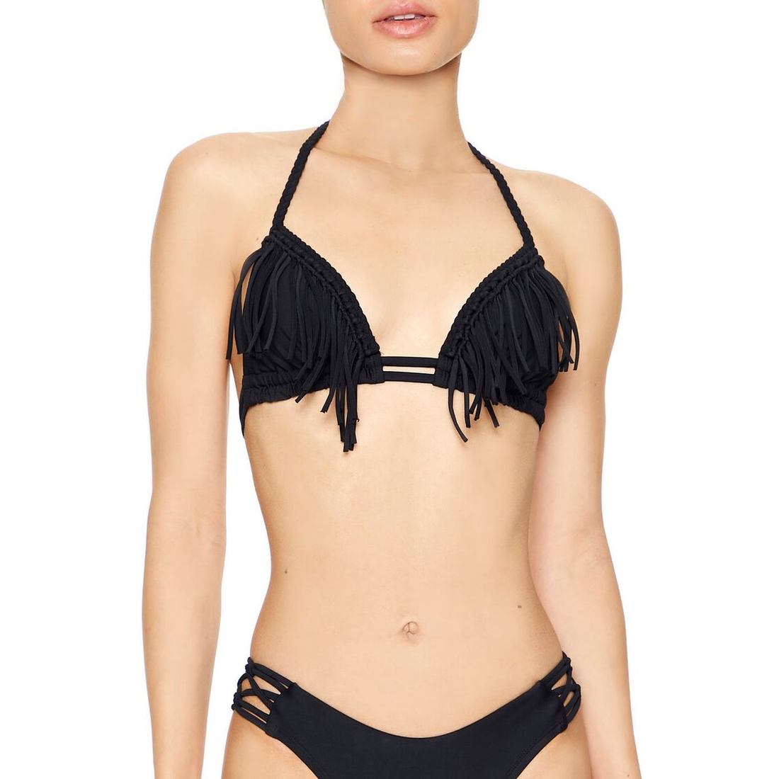fringe bathing suit top