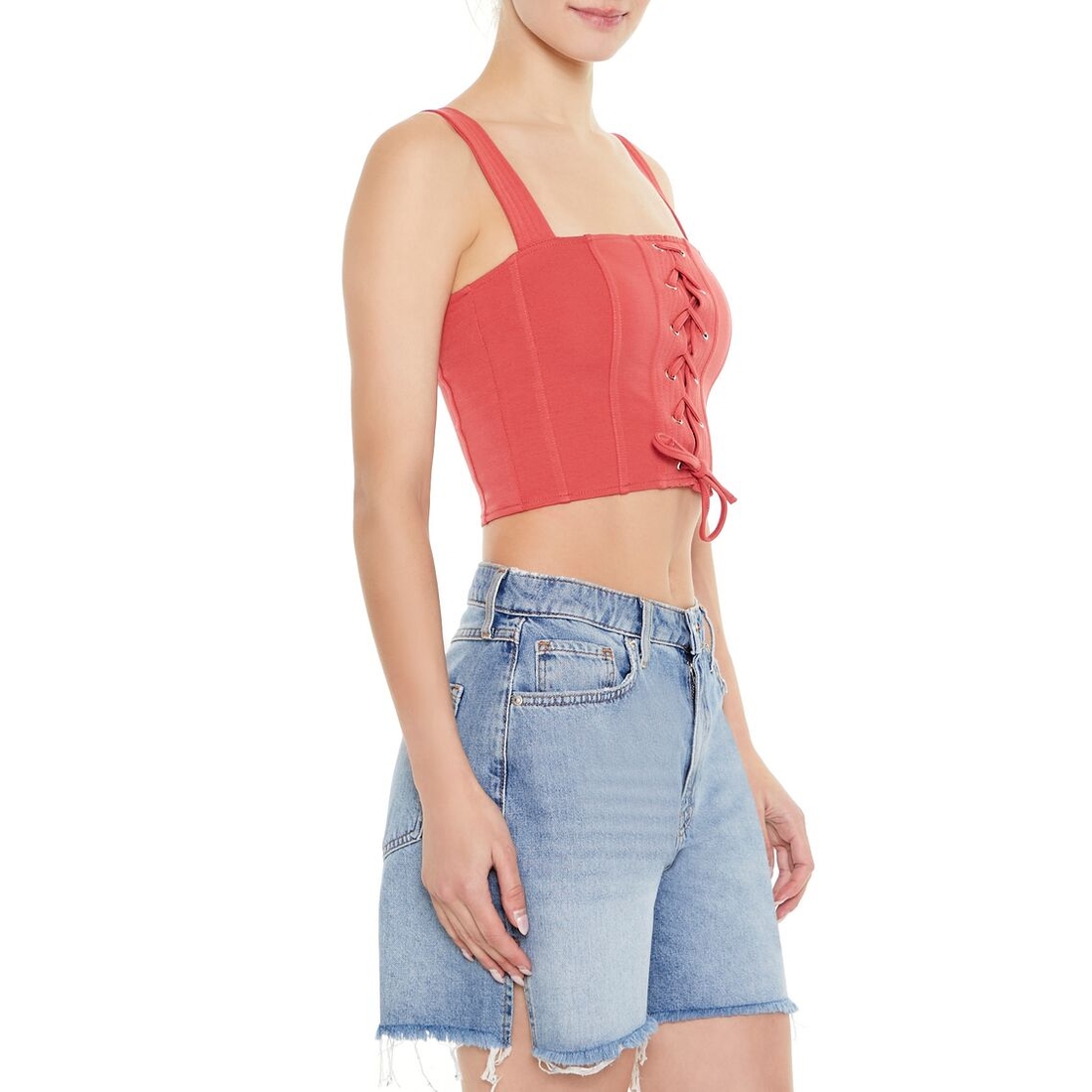 Melt the lady loose cropped jersey tops - メルカリ