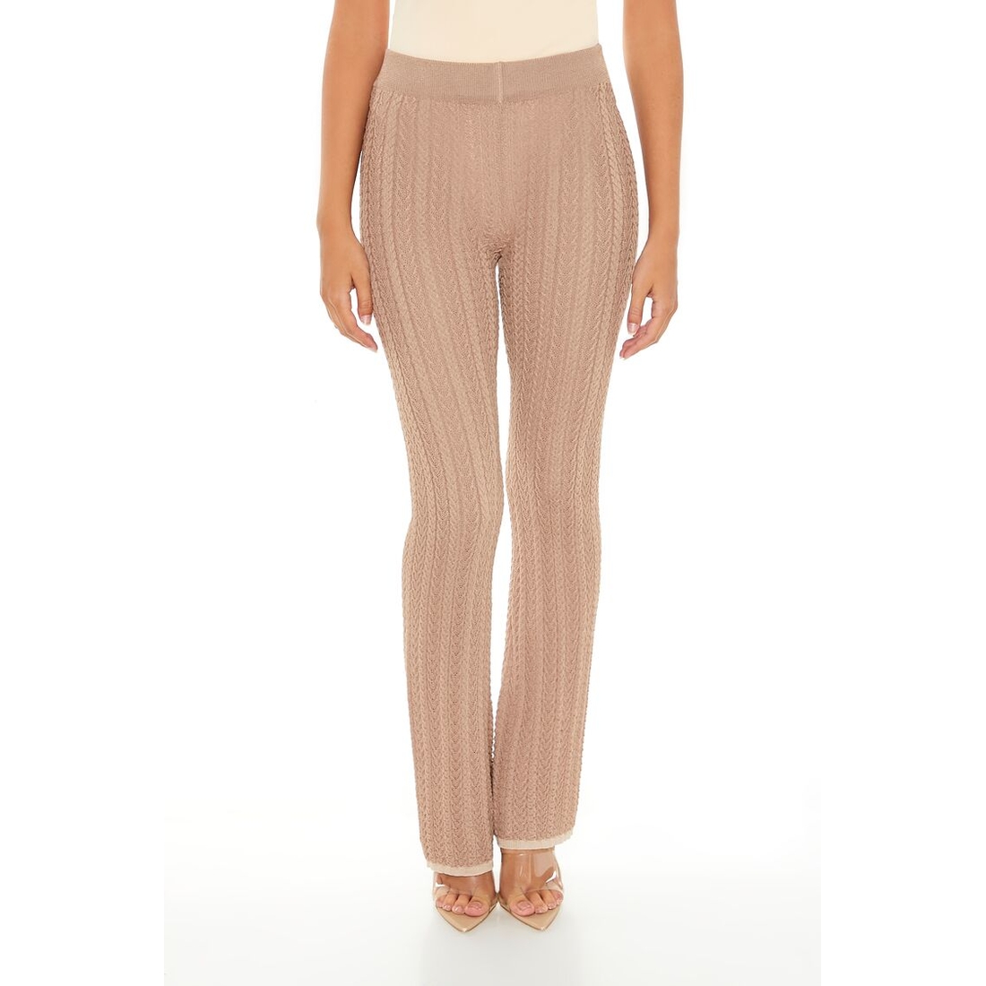 Women's Sweater-Knit Flare Pants available now at Desert