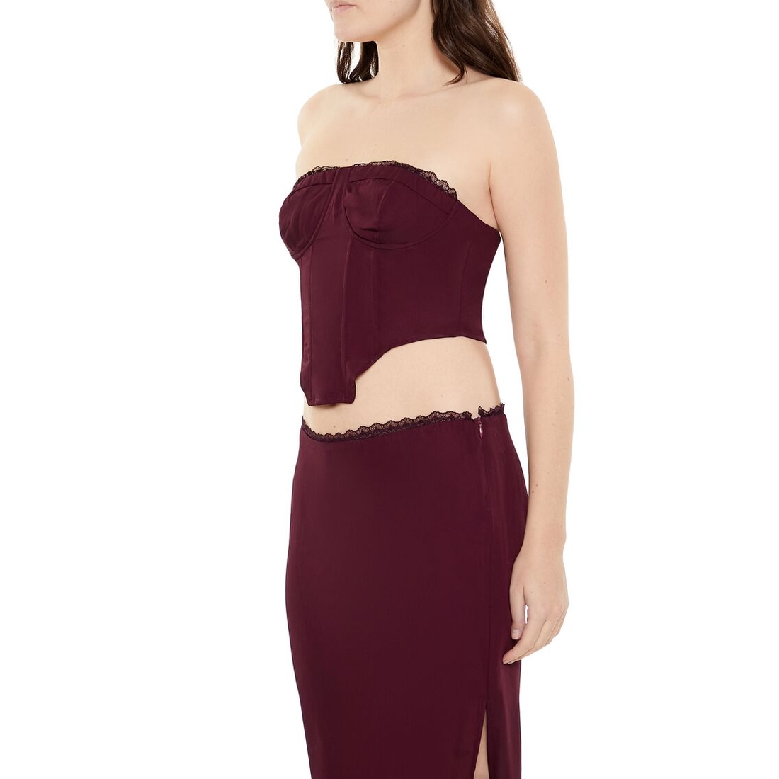 strapless bustier top forever 21