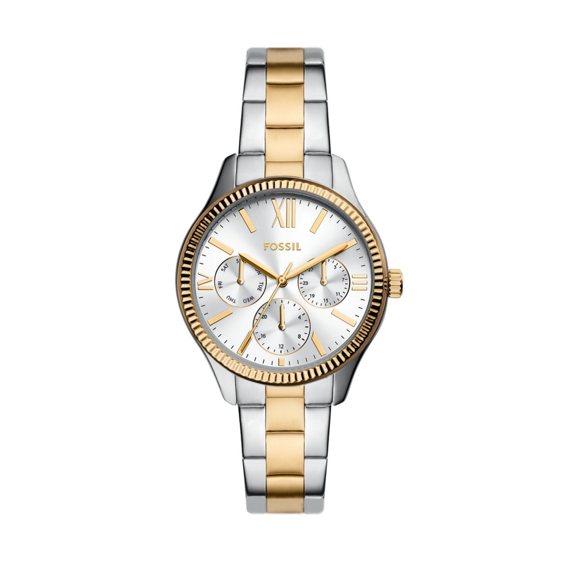 Two Ladies Fossil Gold and Black Stainless Steel Watch Set Working Fossil Women main image 4