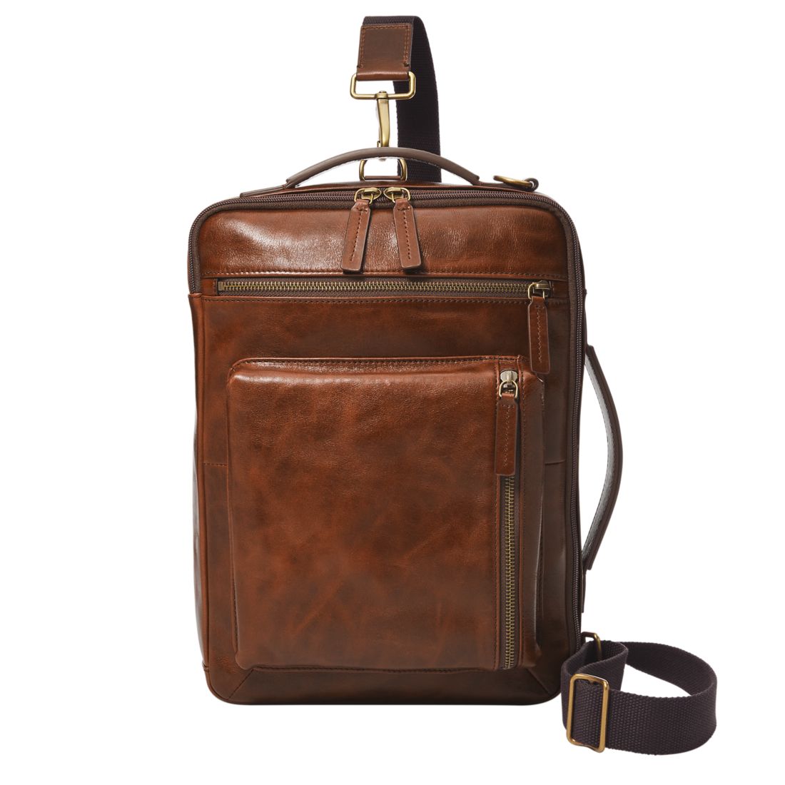 backpack fossil leather Blaire Mini This LiteHide leather backpack features 1 back padded laptop zip compartment Buckner Leather Convertible Backpack