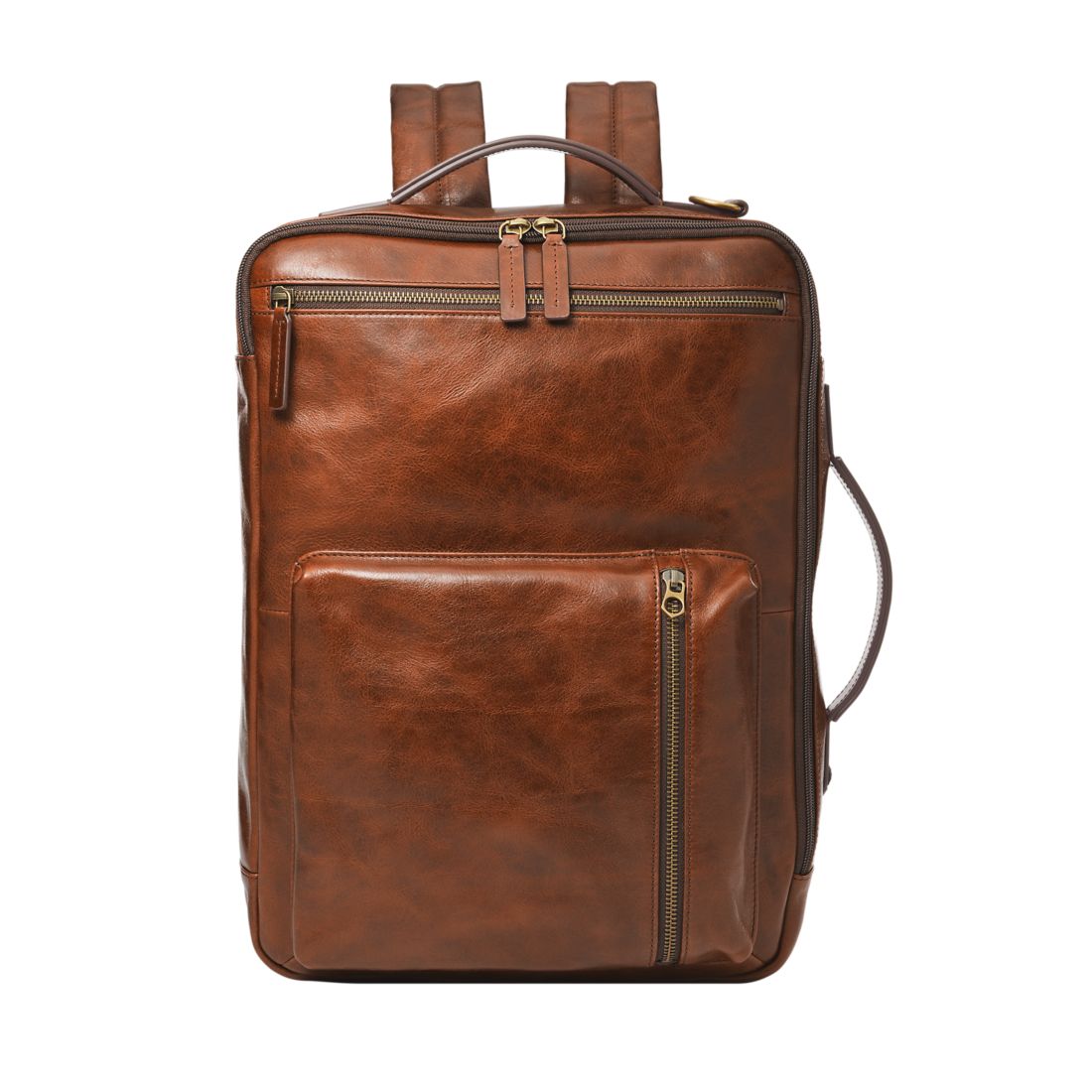 Fossil Men's Buckner Leather Convertible Backpack