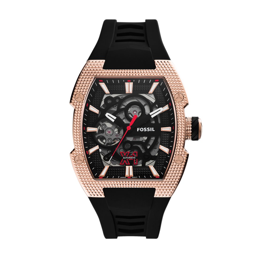Fossil Men's Machine X1 Automatic Two-Tone Silicone Watch