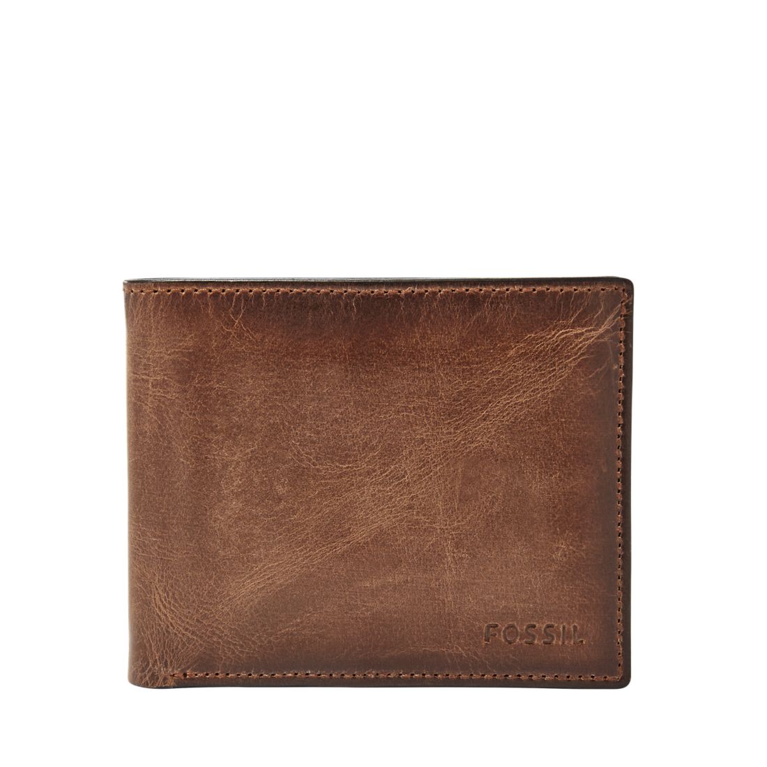 Fossil Men's Derrick Leather Rfid Passcase Wallet