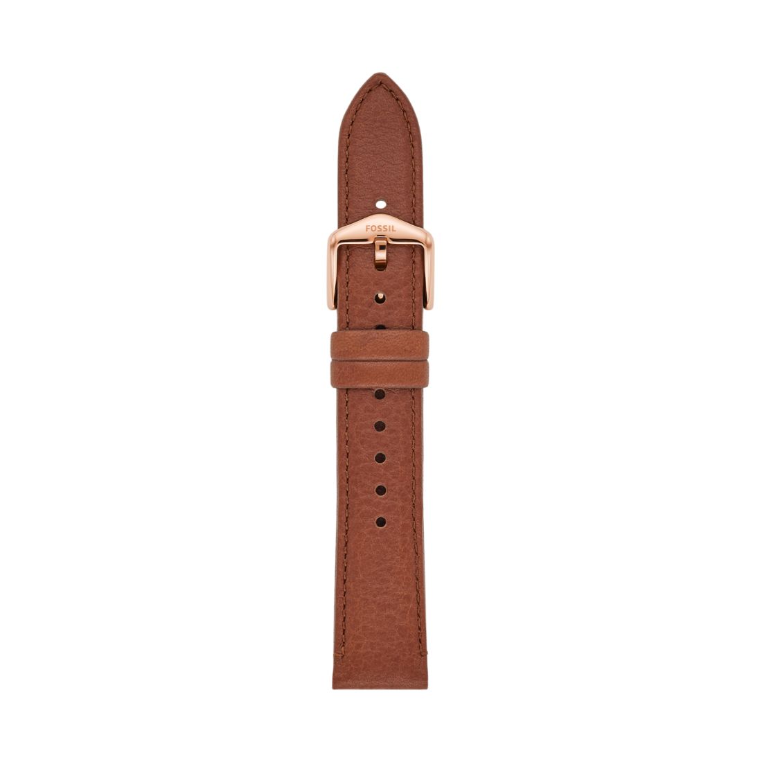 Fossil Women's 18Mm Medium Brown Litehide™ Leather Strap
