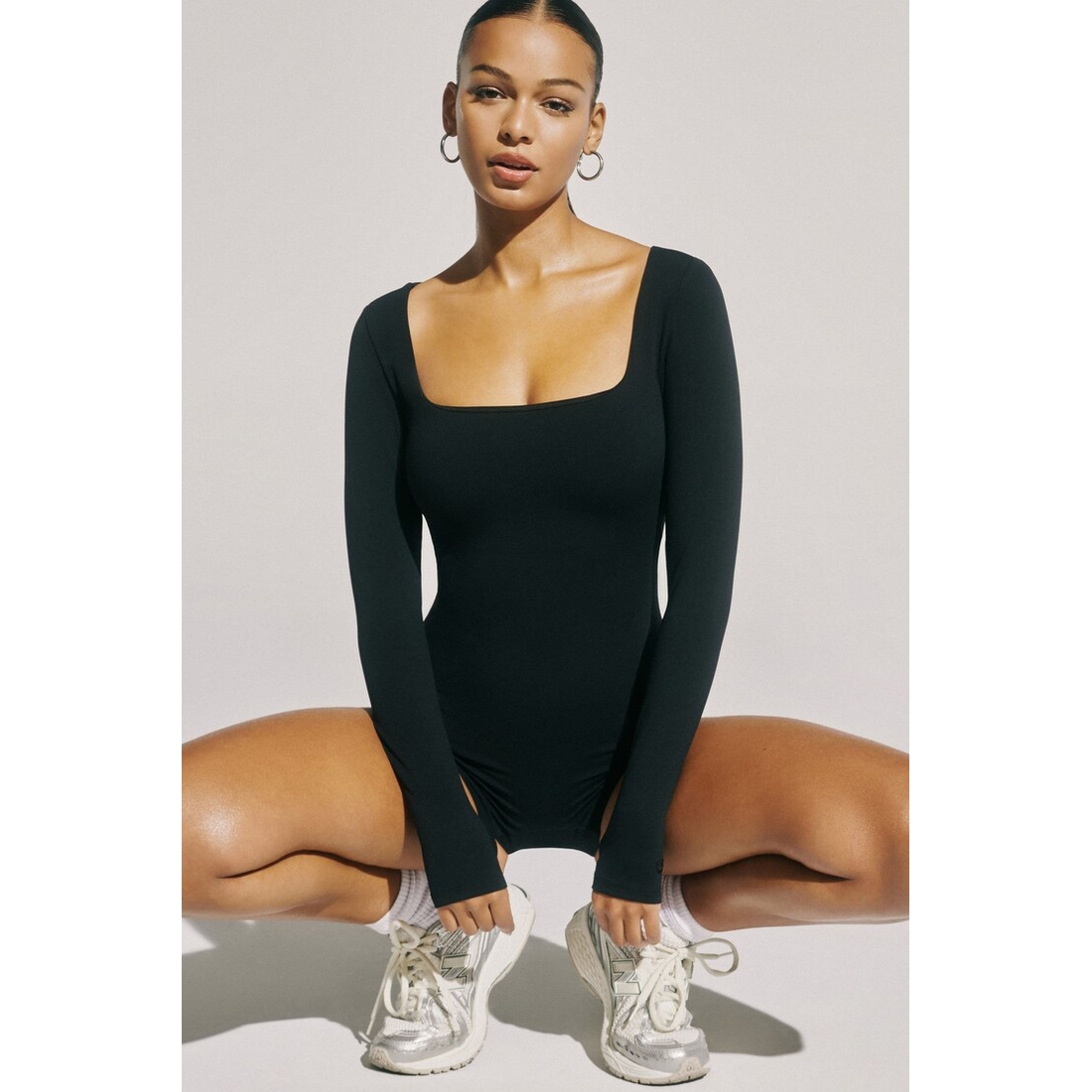 Garage Active Square Neck Romper