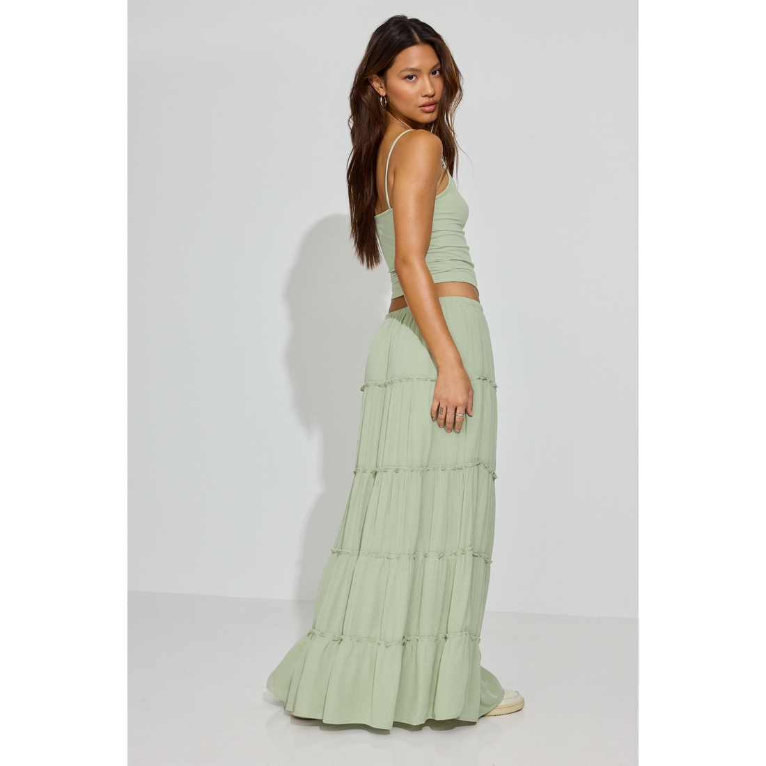 Garage Tiered Maxi Skirt available now at Great Mall®