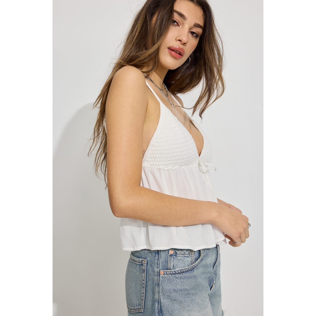 Garage Mix Media Tank Top available now at Roosevelt Field®