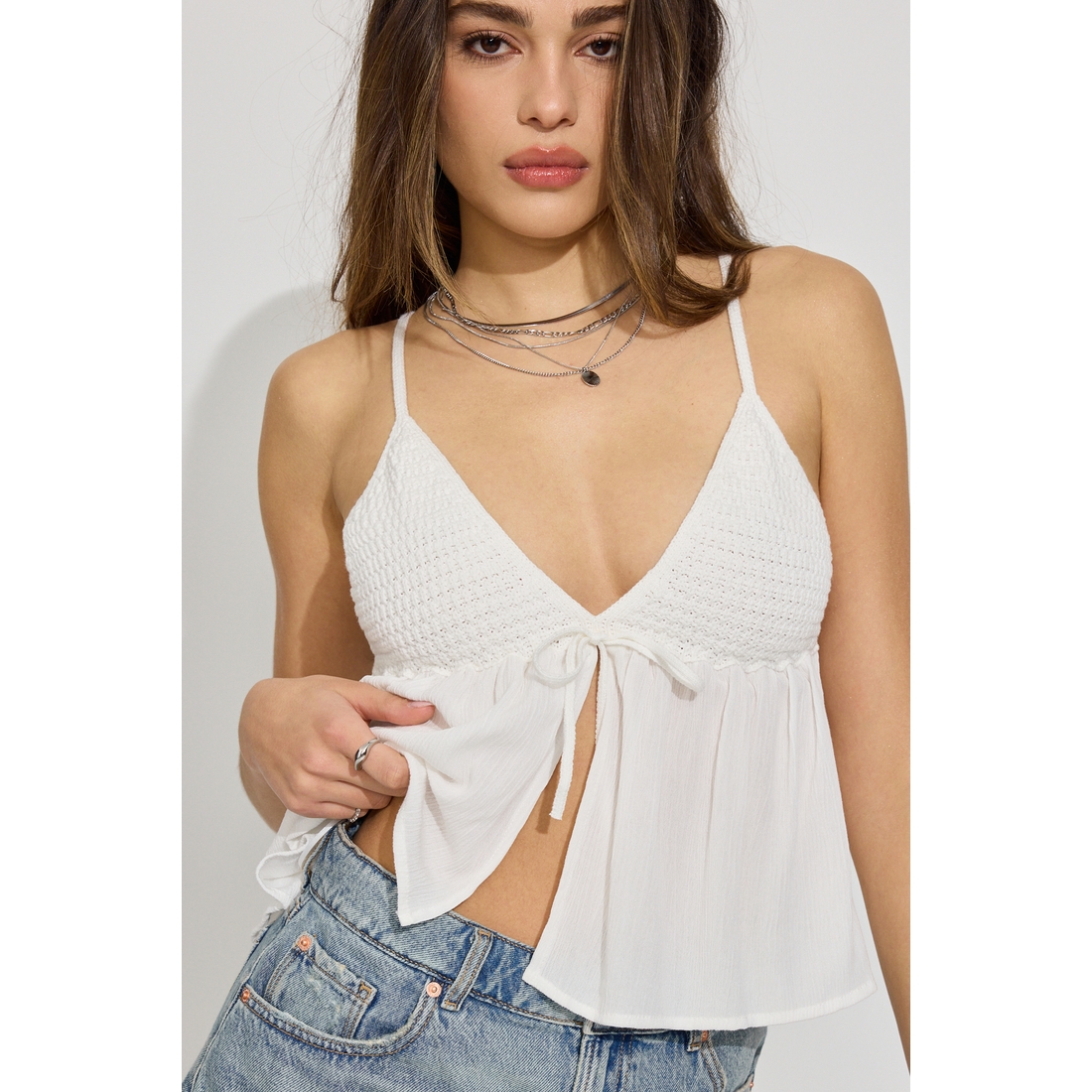 Garage Mix Media Tank Top available now at Roosevelt Field®